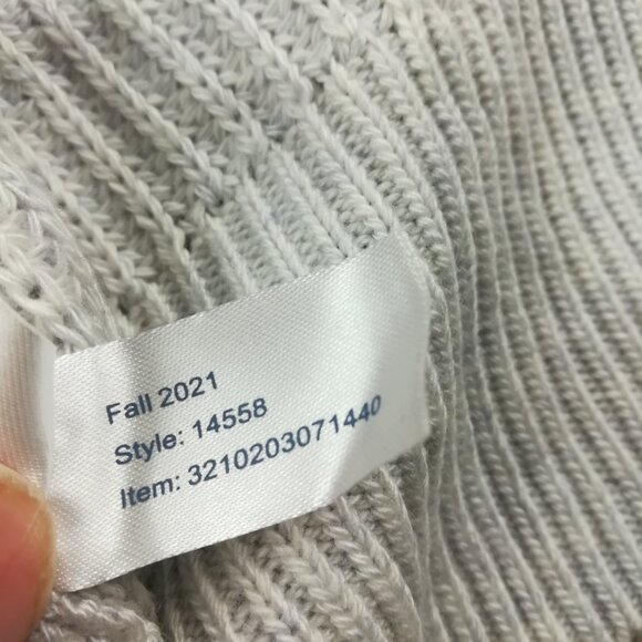 Marine Layer Sweater Long Cabin Knit Cardigan Blue Ombre Cashmere Blend Medium - Picture 5 of 10